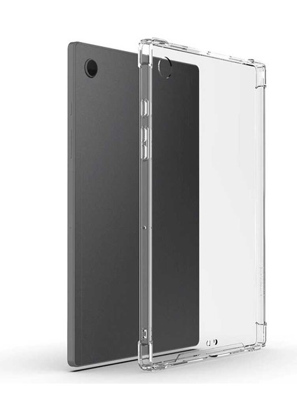 Galaxy Tab A8 10.5 SM-X200 (2021) Kılıf Uyumlu Zore Tablet Nitro Anti Shock Silikon Kapak-Renksiz