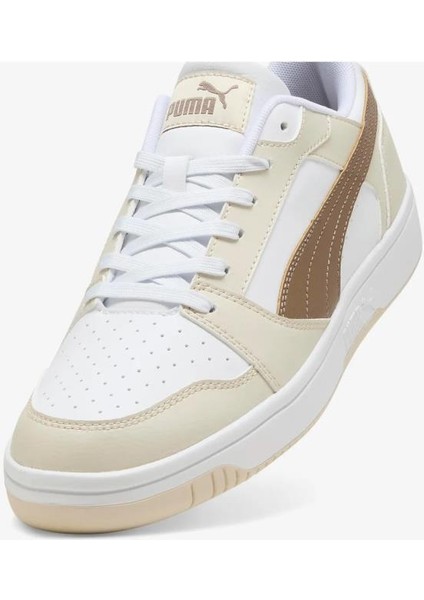 39232838 Rebound V6 Low Whıte Totally Taupe Kadın Sneaker