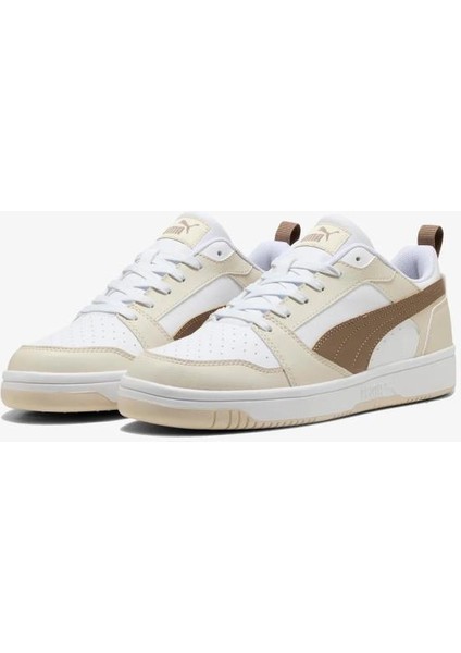 39232838 Rebound V6 Low Whıte Totally Taupe Kadın Sneaker