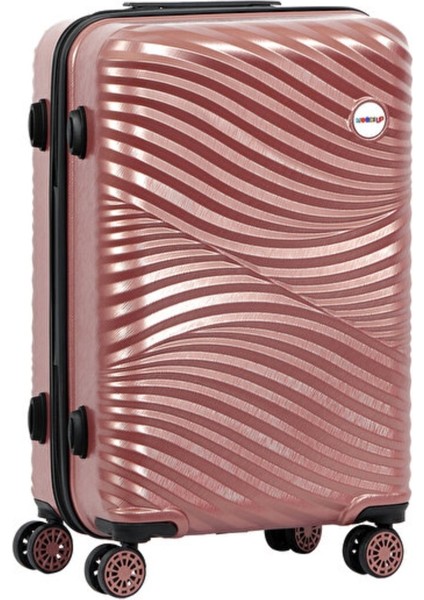 Design Moods Up Rosegold Küçük Boy 20" Valiz Koleksiyon Darbelere Yüksek Direnç %100 Saf Abs 1 Adet fiyatları