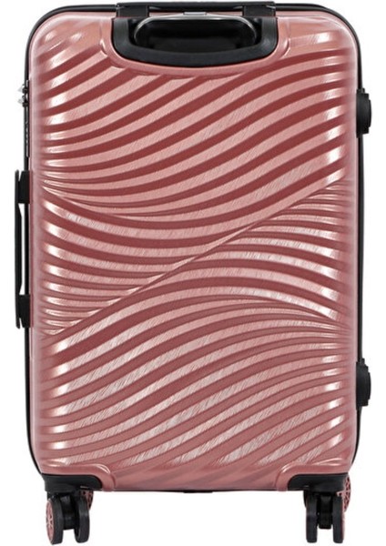 Design Moods Up Rosegold Küçük Boy 20" Valiz Koleksiyon Darbelere Yüksek Direnç %100 Saf Abs 1 Adet modelleri