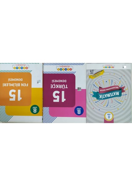 Deneme Dükkanı 8. Sınıf Lgs Türkçe +Fen 15 Deneme Seti - Matematik Ünite Değerlendirme Sınavları