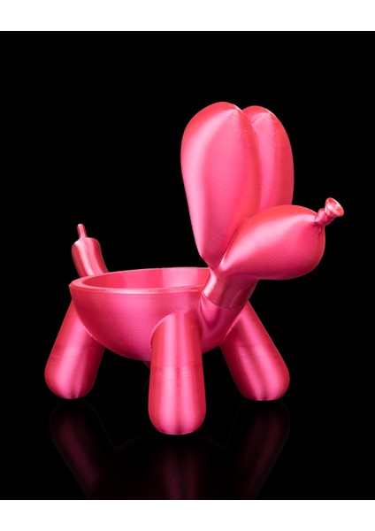 Dekoratif Pembe Köpek - Kedi Mama Kabı Standı indirimleri