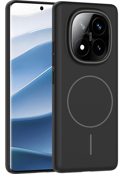 Redmi Note 14 Pro Plus Kılıf Magsafe Şarj Özellikli Kamera Çıkıntılı Ruby Lüx Silikon Kapak modelleri