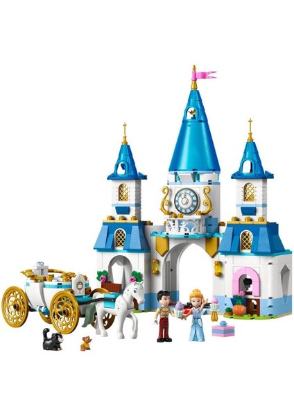 43275 LEGO Disney Prensesi Sindirella'nın Şatosu ve At Taşıyıcı 596 Parça +6 Yaş