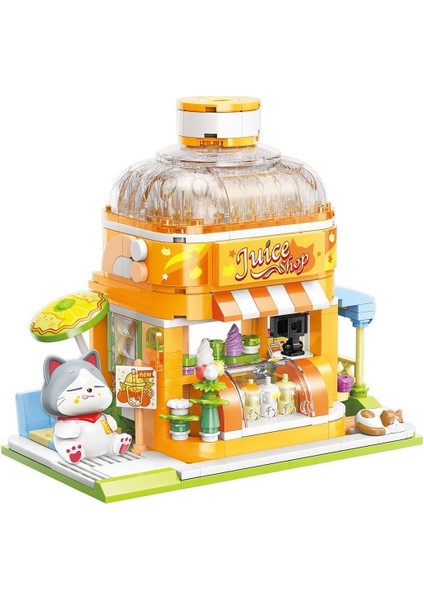 KP28017 Keeppley Kitten Juice Shop Blok Seti 315 Parça -Vagonlife