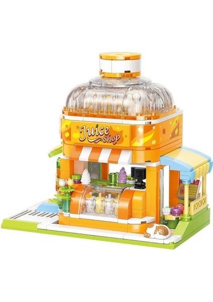 KP28017 Keeppley Kitten Juice Shop Blok Seti 315 Parça -Vagonlife