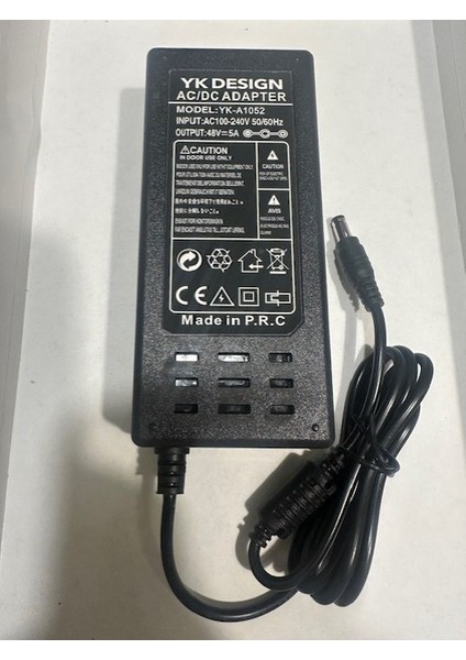 48 Volt 5 Amper Adaptör 48 V 5 A 5.5 mm 2.5 mm Adaptör