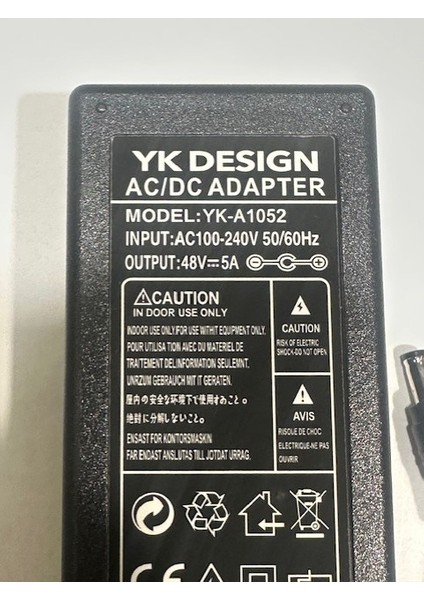 48 Volt 5 Amper Adaptör 48 V 5 A 5.5 mm 2.5 mm Adaptör