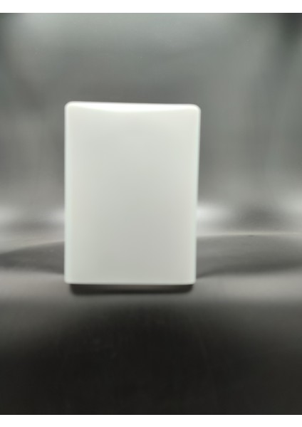 Kare Avize Camı Beyaz Renkte (E.14)(h:10.00cm-Kenarlar:9.00cm,9.00cm)