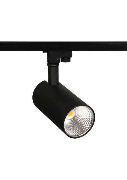 Boru LED Ray Spot Siyah Armatür Lamba 30 Watt