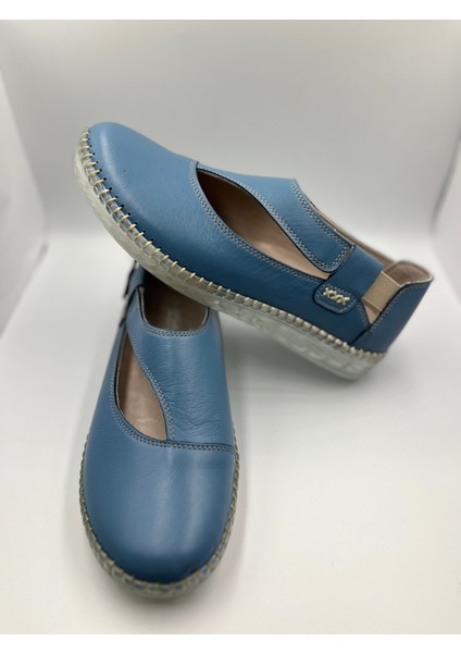 Kundura Jel Taban Deri Günlük Bayan Ayakkabı modelleri