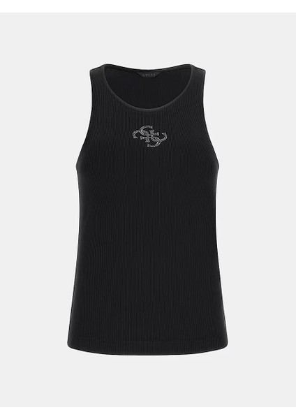 Kadın Siyah Guendalina Yuvarlak Yaka Atlet indirimleri