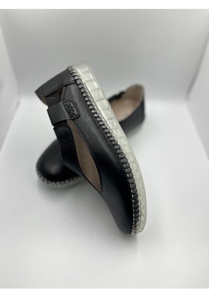 Kundura Jel Taban Deri Günlük Bayan Ayakkabı modelleri