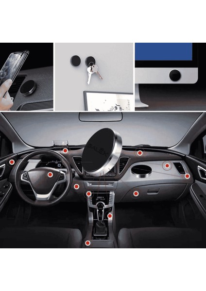 Tüm Modellerle Uyumlu Manyetik Araç Içi Telefon Tutucu Çok Amaçlı Güçlü Mıknatıs Tutucu modelleri