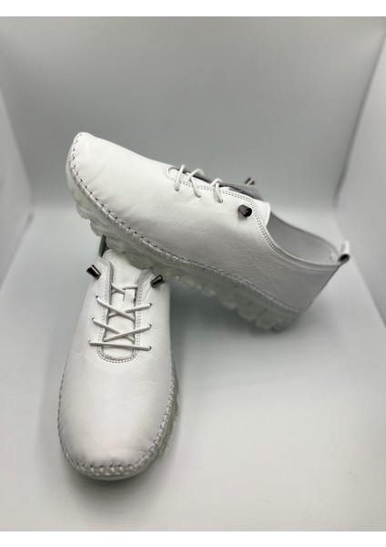 Kundura Jel Taban Deri Günlük Bayan Ayakkabı modelleri