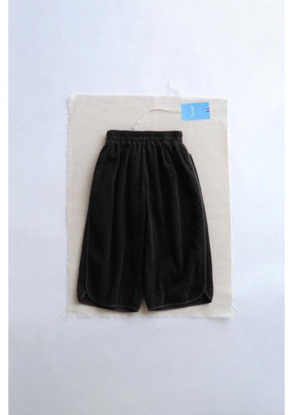 Unisex Kalın Düz Fitilli Pantolon