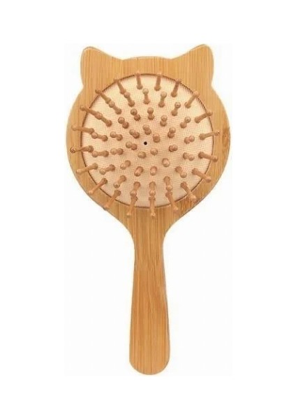 %100 Doğal Bambu Çocuk Saç Fırçası