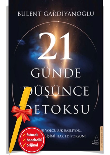 Alfa Kalem+21 Günde Düşünce Detoksu-(Bülent Gardiyanoğlu)Yeni-Destek Kitap