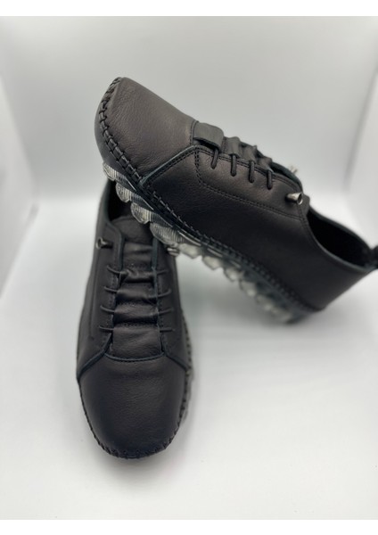 Kundura Jel Taban Deri Günlük Bayan Ayakkabı modelleri