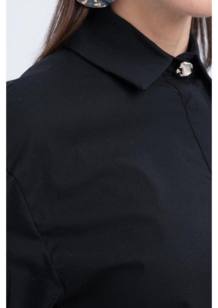 Kolu Büzgülü Poplin Gömlek X51310A0 indirimleri