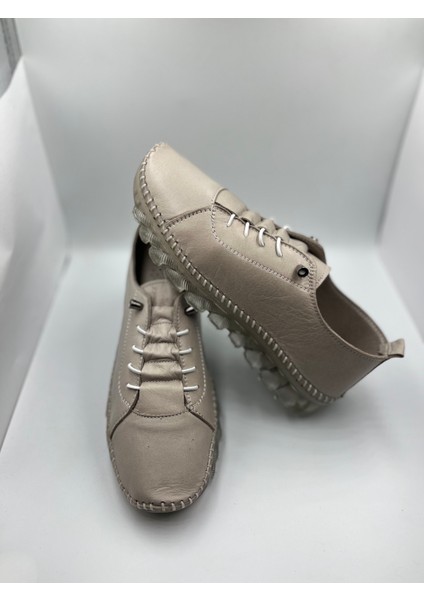 Kundura Jel Taban Deri Günlük Bayan Ayakkabı modelleri