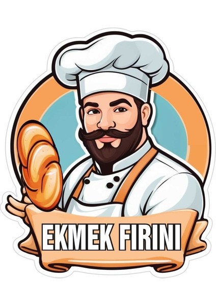 Kişiye Özel Ekmek Fırını Meslek Sticker