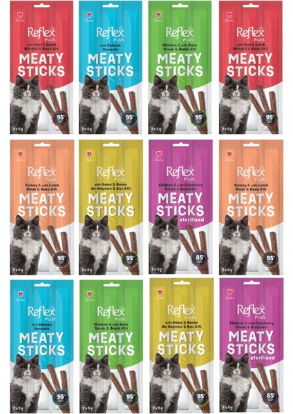 Sticks Kedi Kedi Ödülü Karma 12 Paket