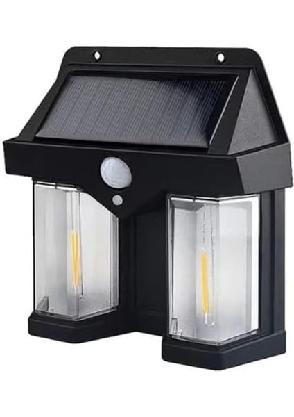 2li Solar Enerjili Güneş Enerjili Hareket Sensörlü Şarjlı LED Duvar Apliği Duvar Tipi LED Aplik CL-228