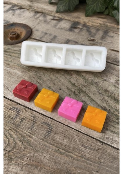 Concept Paket Mini Dörtlü Mum Kalıbı (Silikon)