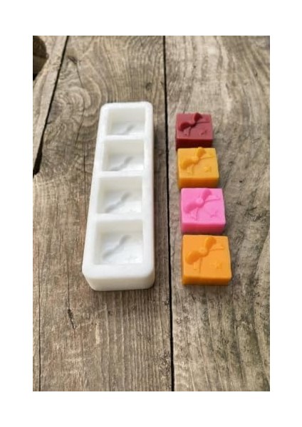 Concept Paket Mini Dörtlü Mum Kalıbı (Silikon)
