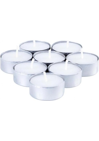 Adet Beyaz Tealight Suda Yüzen Restoran Cafe Bar Sarı Mavi Kırmızı Pembe Renk Yuvarlak Tea Light Dekoratif Mum (8)