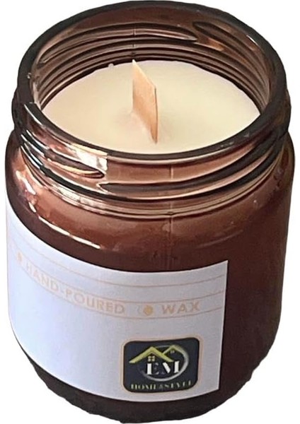ml Paçuli&bergamot&tarçın Kokulu Kavanoz Mum