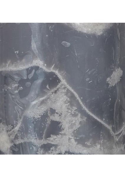 Marblo Sütun Mum, Gri, 10 x 10 cm
