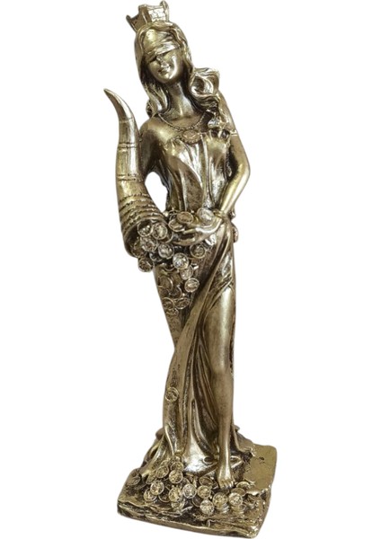 Fortuna Şans,talih ve Bereket Tanrıcası 29 cm Mitolojik Biblo Heykel