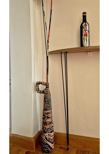 El Emeği Vazo Küp 58 x 14 cm