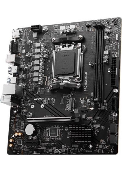 Msı Pro B650M-B Ddr5 6800MHZ 1xvga 1xhdmı 1xm.2 USB 3.2 Am5 Matx (Amd Am5 7000 Serisi Ile Uyumlu ) modelleri