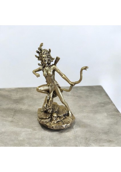 Antik Yunan Mitolojisi Medusa Heykeli 22 cm Dekoratif