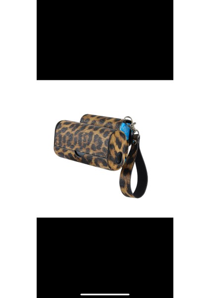 Iqos Kılıf Iluma Prime Leopar Çantalı Kılıf(Terrea ile Çalışan Cihaza Uygun Kılıftır)