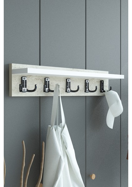 Portmanto Duvar Askılığı Elbise Askılığı ASKI-005-8-1 - 60 cm