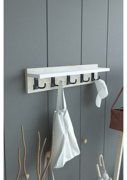 Portmanto Duvar Askılığı Elbise Askılığı ASKI-005-8-1 - 60 cm modelleri