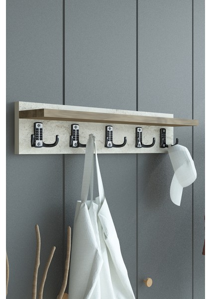 Portmanto Duvar Askılığı Elbise Askılığı ASKI-005-8-2 - 60 cm