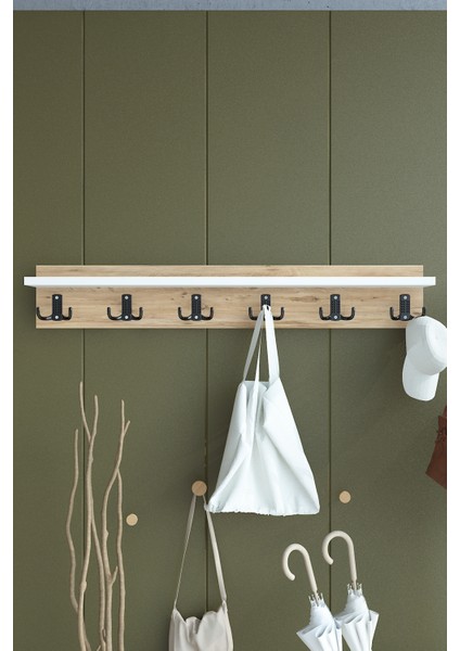 Portmanto Duvar Askılığı Elbise Askılığı ASKI-006-6-1 - 80 cm