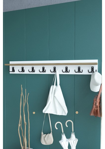 Portmanto Duvar Askılığı Elbise Askılığı ASKI-008-1-2 - 90 cm fırsatları