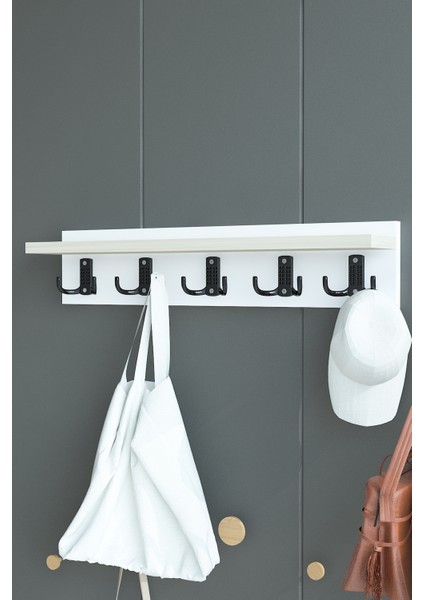 Portmanto Duvar Askılığı Elbise Askılığı ASKI-005-1-8 - 60 cm fırsatları