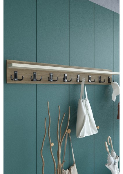 Portmanto Duvar Askılığı Elbise Askılığı ASKI-008-2-8 - 90 cm