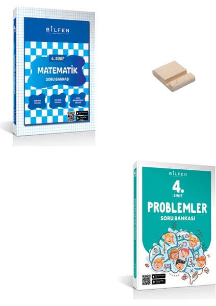4. Sınıf Matematik ve Problemler Soru Bankası + Telefon Tutucu