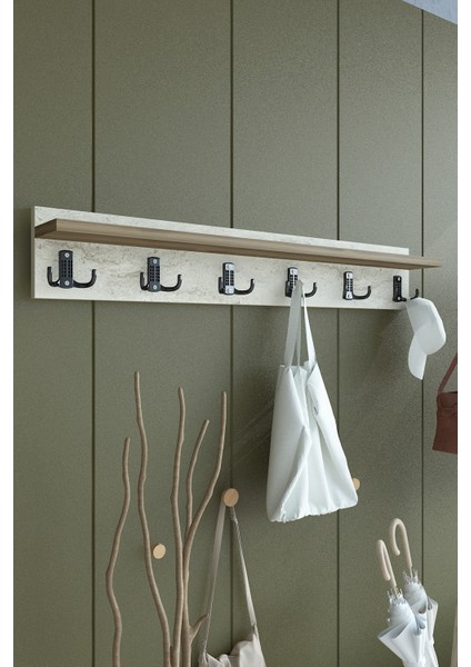 Portmanto Duvar Askılığı Elbise Askılığı ASKI-006-8-2 - 80 cm