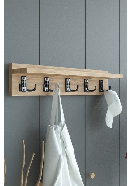 Portmanto Duvar Askılığı Elbise Askılığı ASKI-005-6-6 - 60 cm
