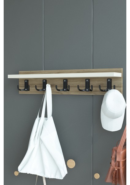 Portmanto Duvar Askılığı Elbise Askılığı ASKI-005-2-8 - 60 cm modelleri
